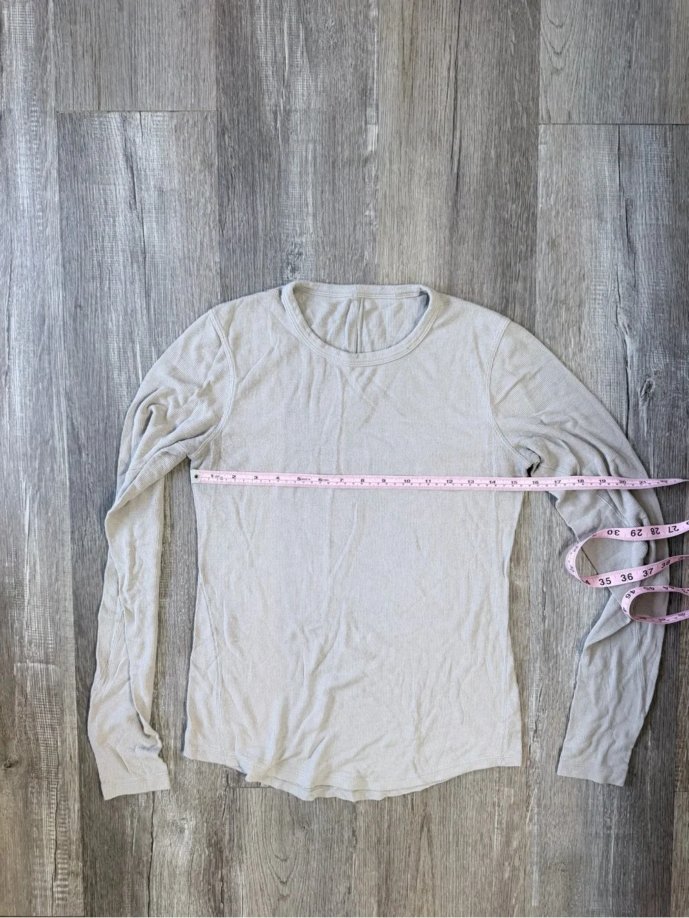 LULULEMON Hold Tight Rib Crew Neck - Warm Ash Gray